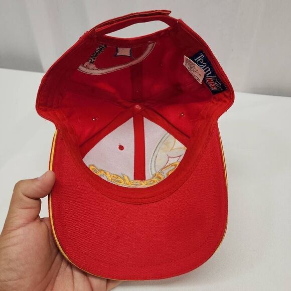 Vintage Steelers Pittsburgh Red Team NFL Cap - Picture 6 of 8